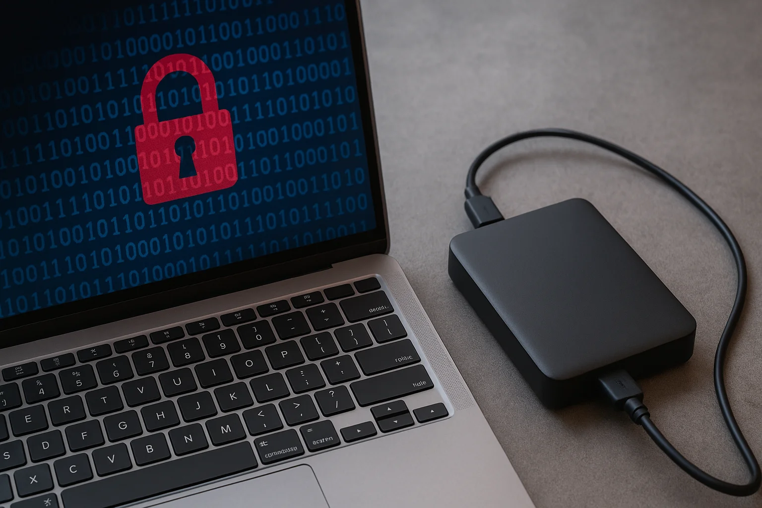 AI-Driven Ransomware Targeting External Drives