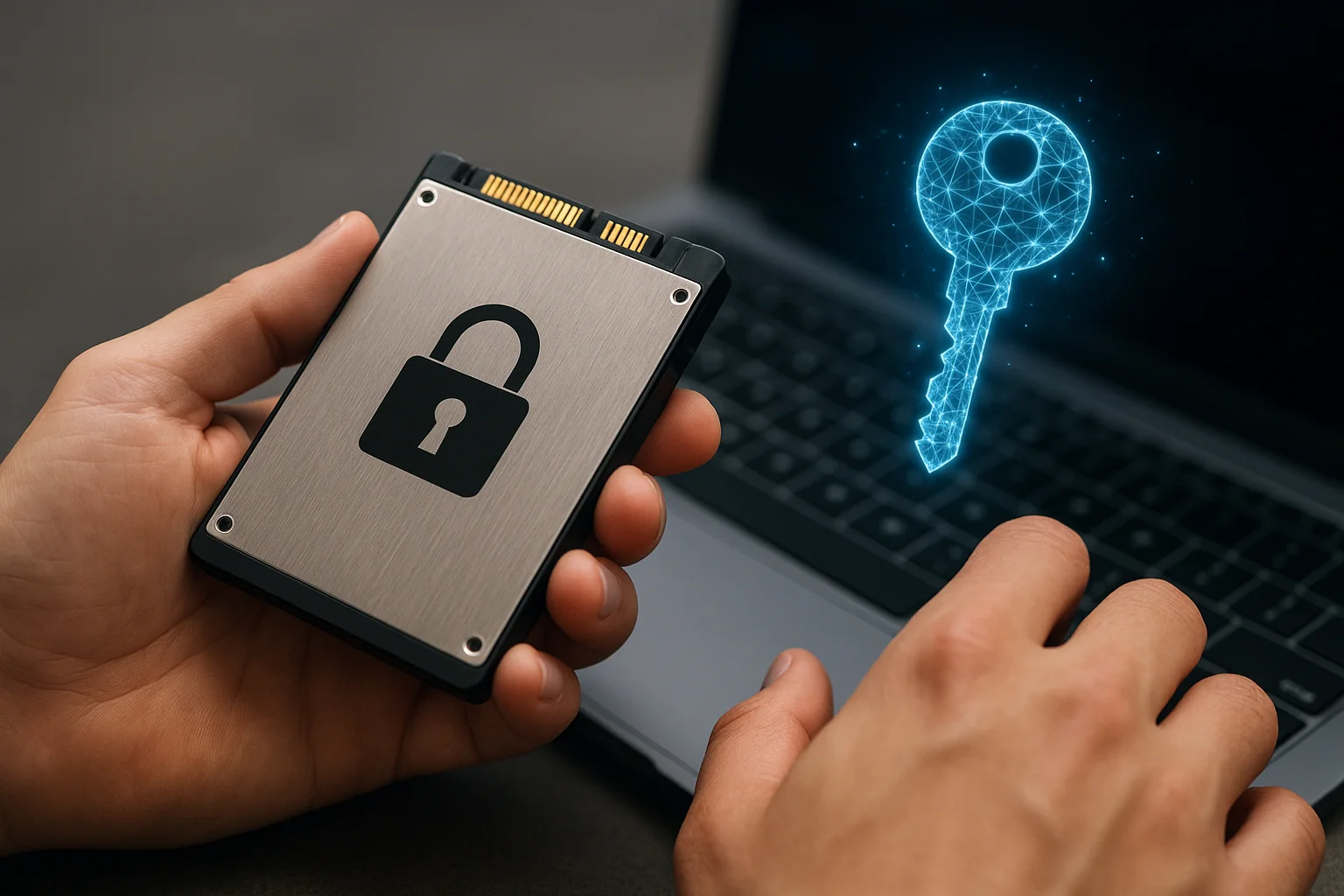 Dispositivos de criptografia e armazenamento de segurança quântica