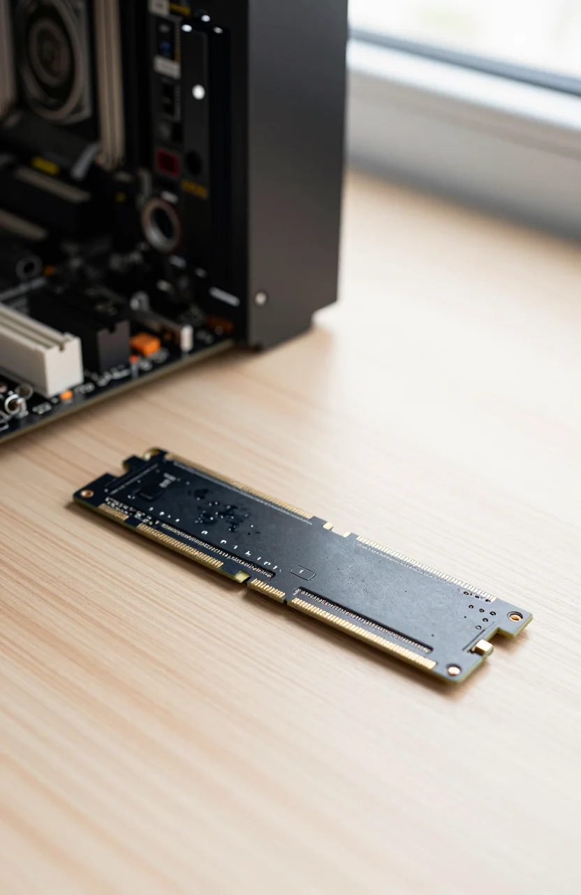 SanDisk Optimus 5100 2TB M.2 NVMe SSD on a desk
