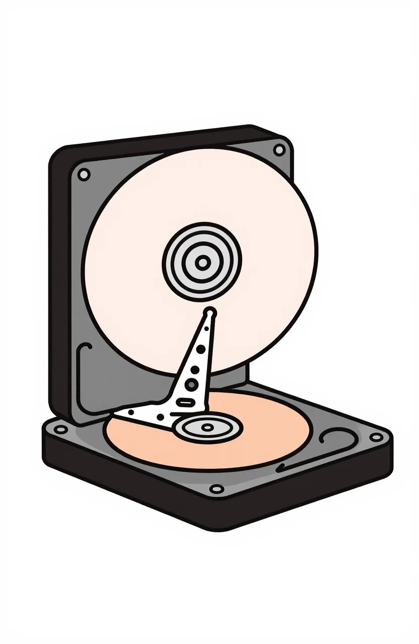 Open WD Elements Desktop external hard drive enclosure showing bare HDD being removed - drive shucking guide