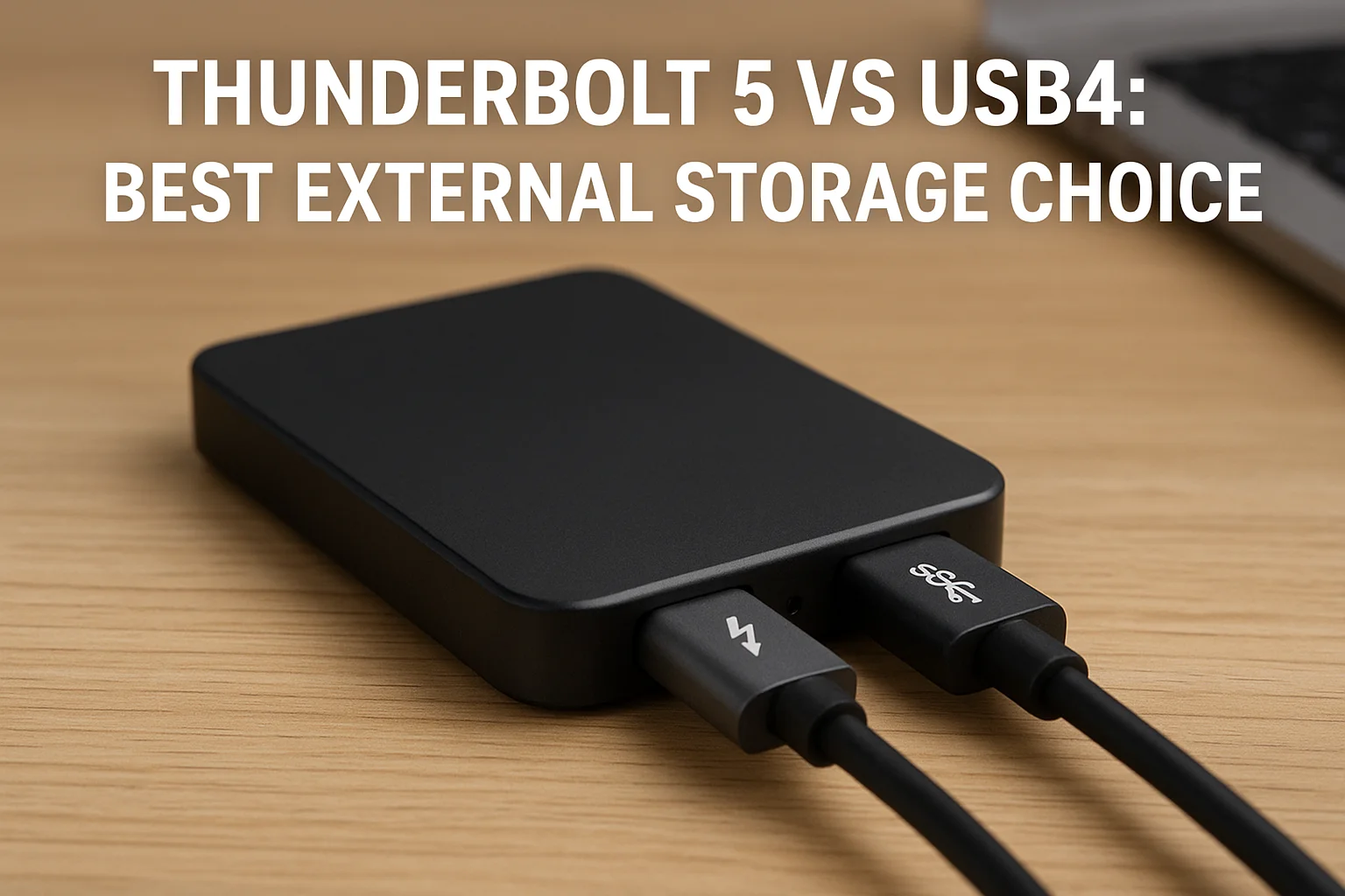 Thunderbolt 5 vs USB4: Meilleur choix de stockage externe