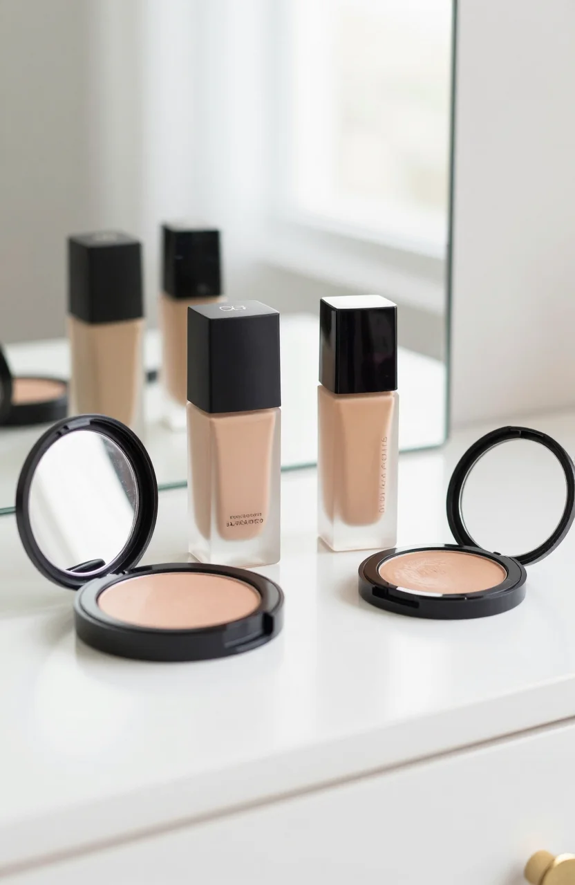 Produits de maquillage teint Magnifaik poses en lumiere naturelle douce