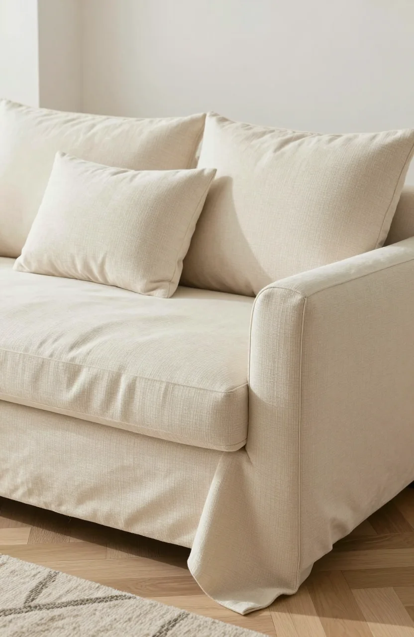Interieur lifestyle doux avec decoration naturelle en lumiere du jour