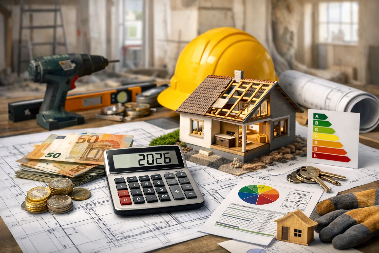 Coût rénovation 2026 : guide complet