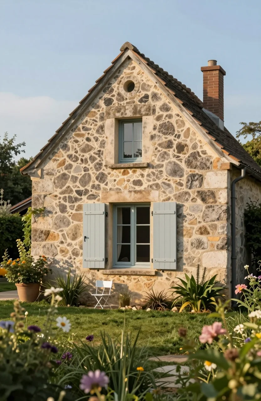Maison de vacances isolee avec jardin en lumiere naturelle