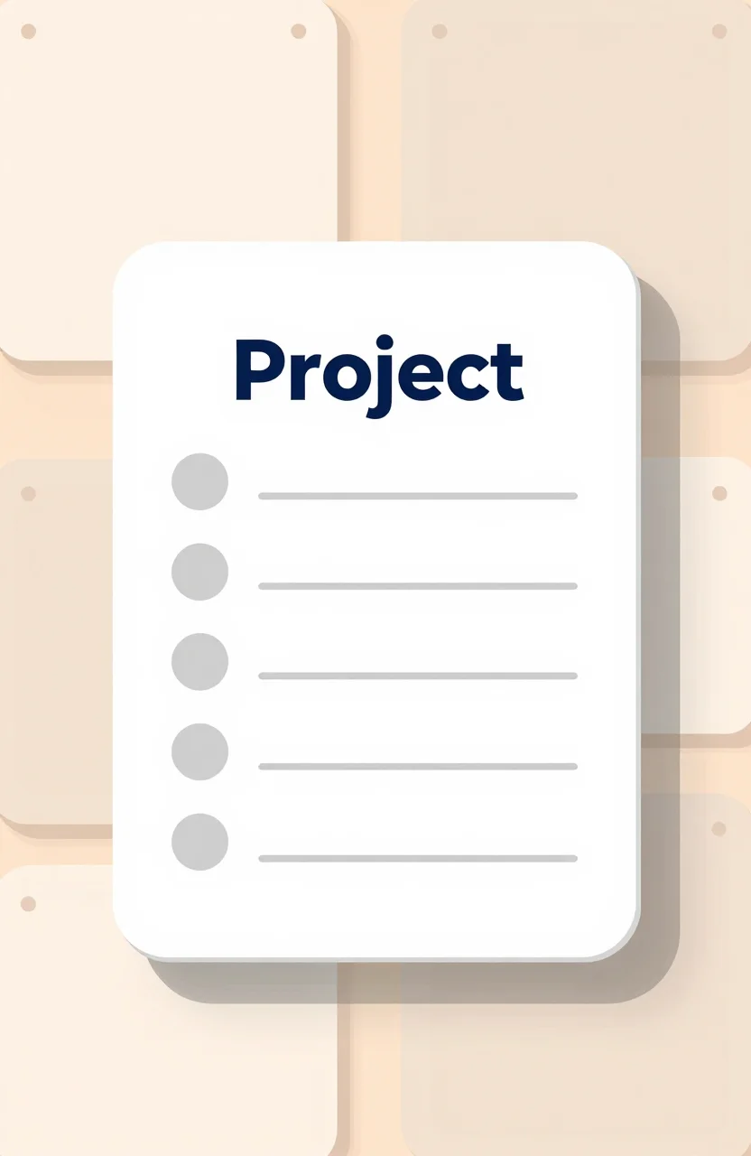 One polished project listing card standing out among faded incomplete listings