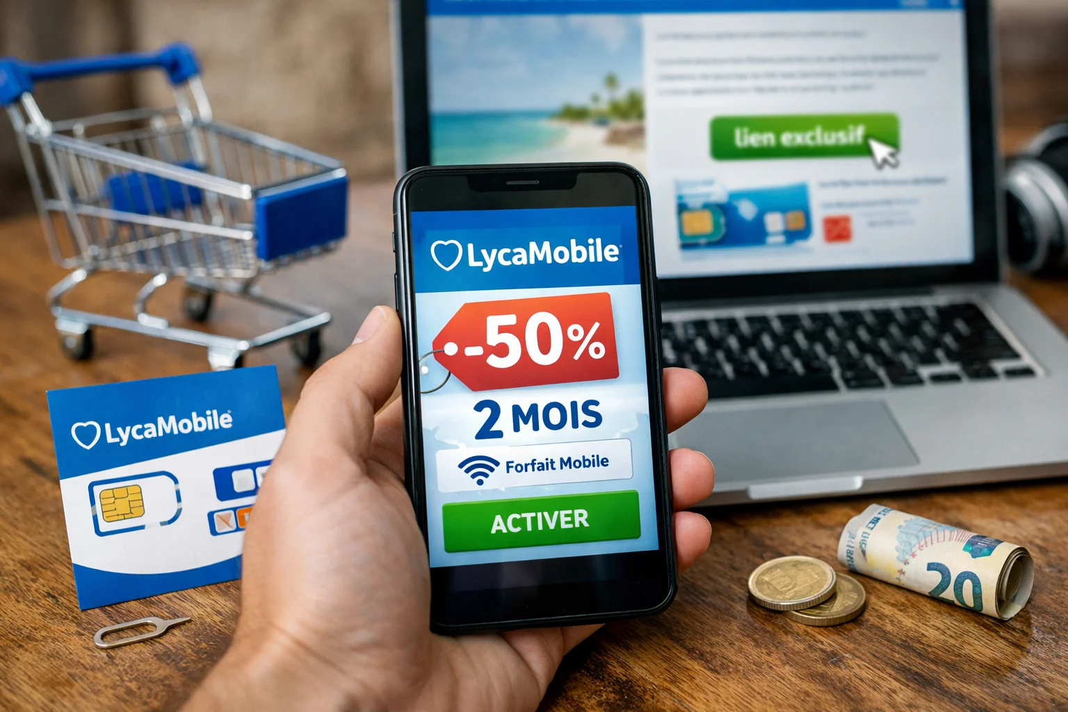 Code Promo LycaMobile -50% pendant 2 mois