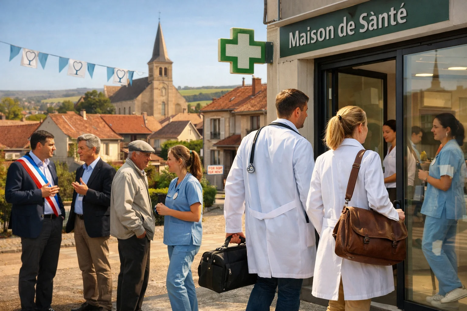 Déserts médicaux : stratégies des petites villes