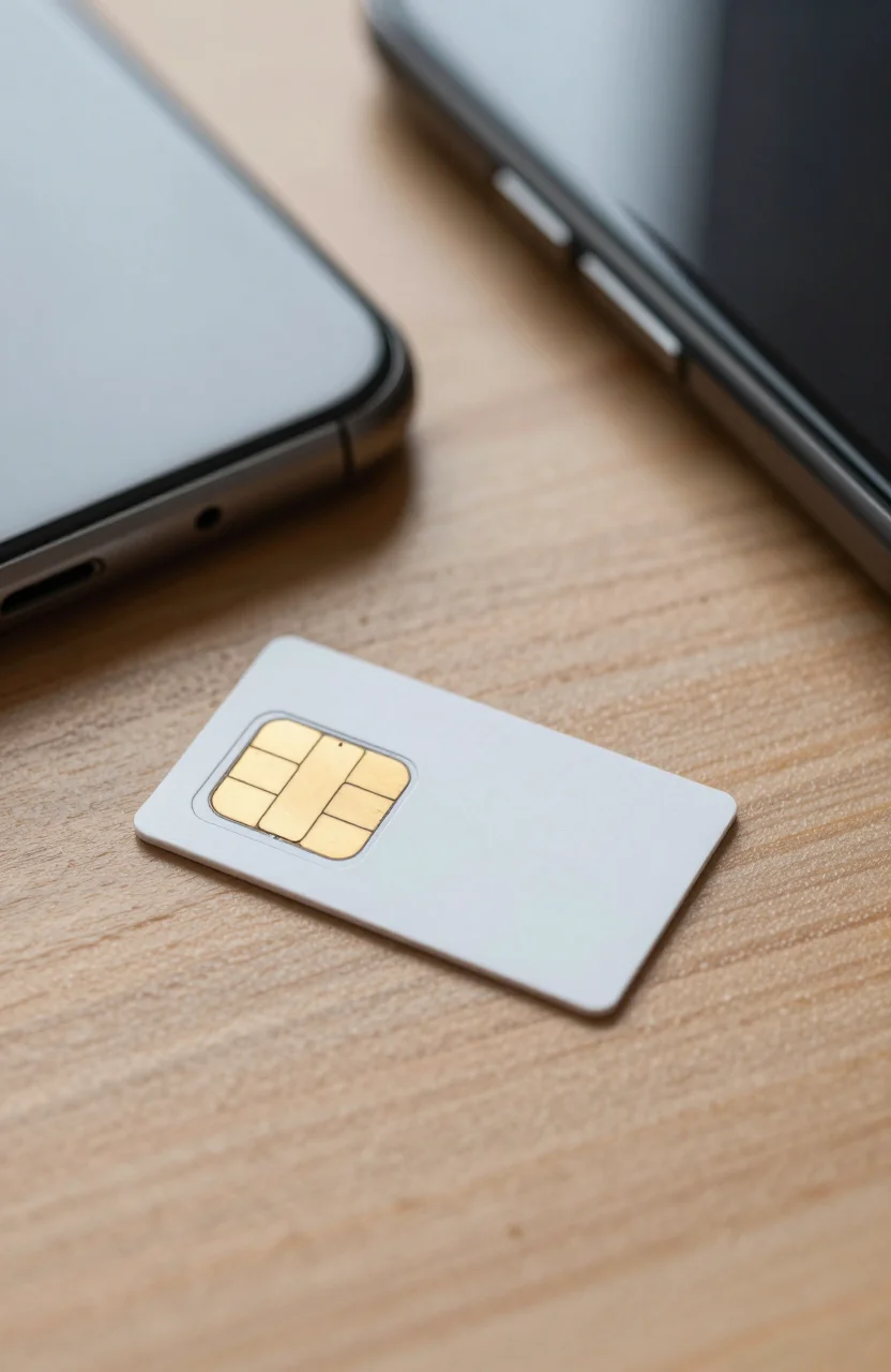 Telephone et carte SIM prets pour activation