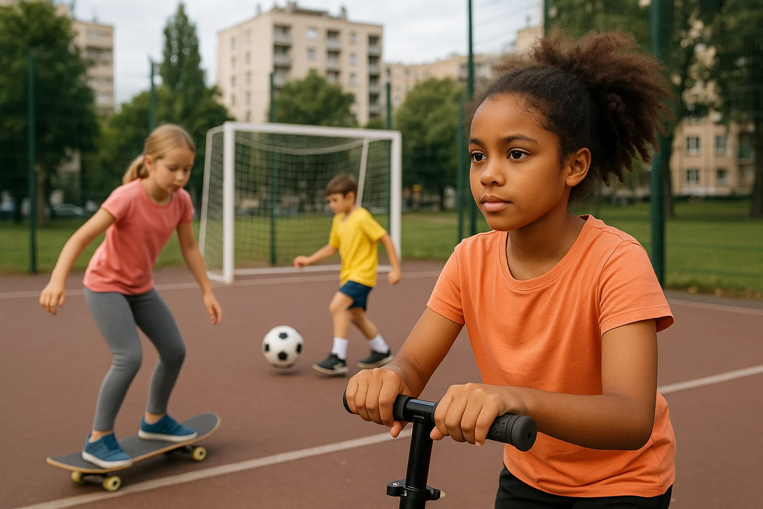 Sport enfants en ville