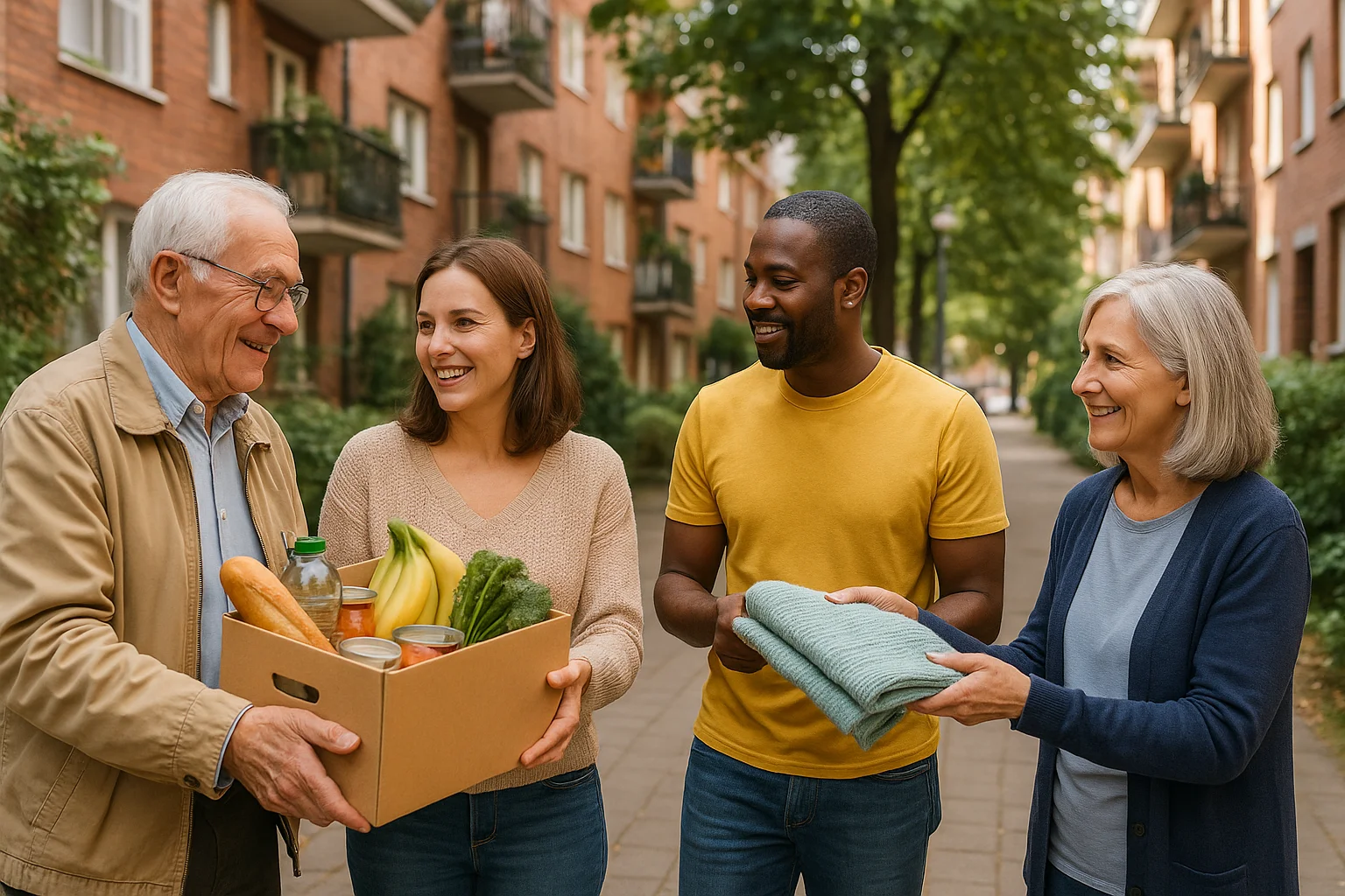 Réseaux de solidarité de quartier : entraide locale active