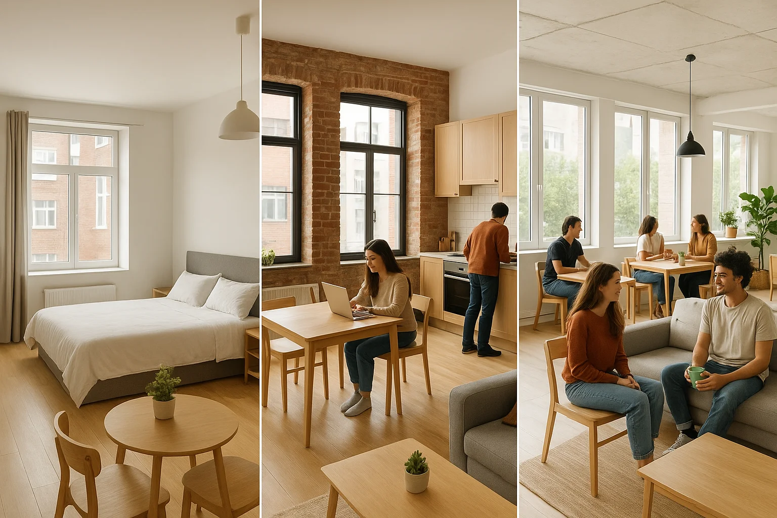 Évolution des logements urbains : du studio au coliving
