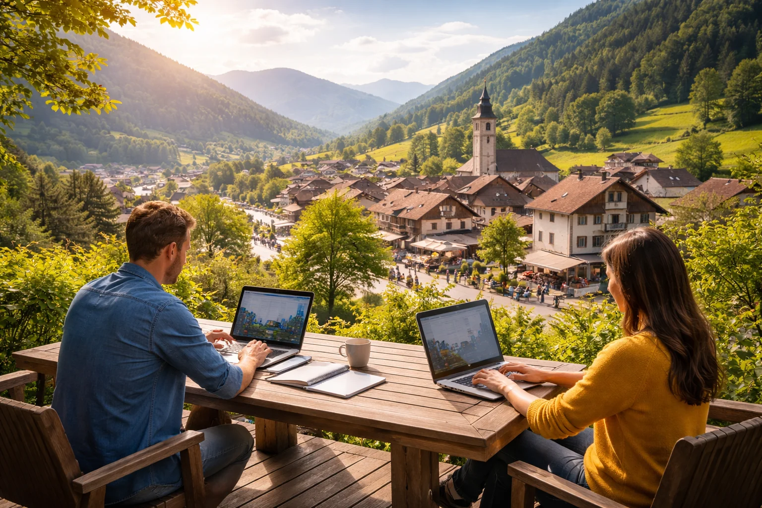 Télétravail : chance pour les petites villes
