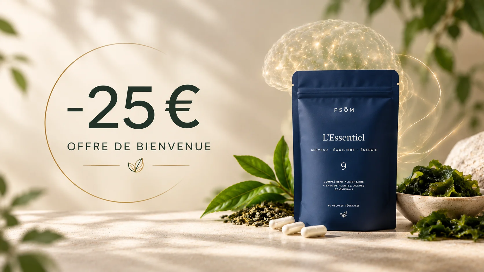 Code promo PSŌM : 25€ de réduction immédiate