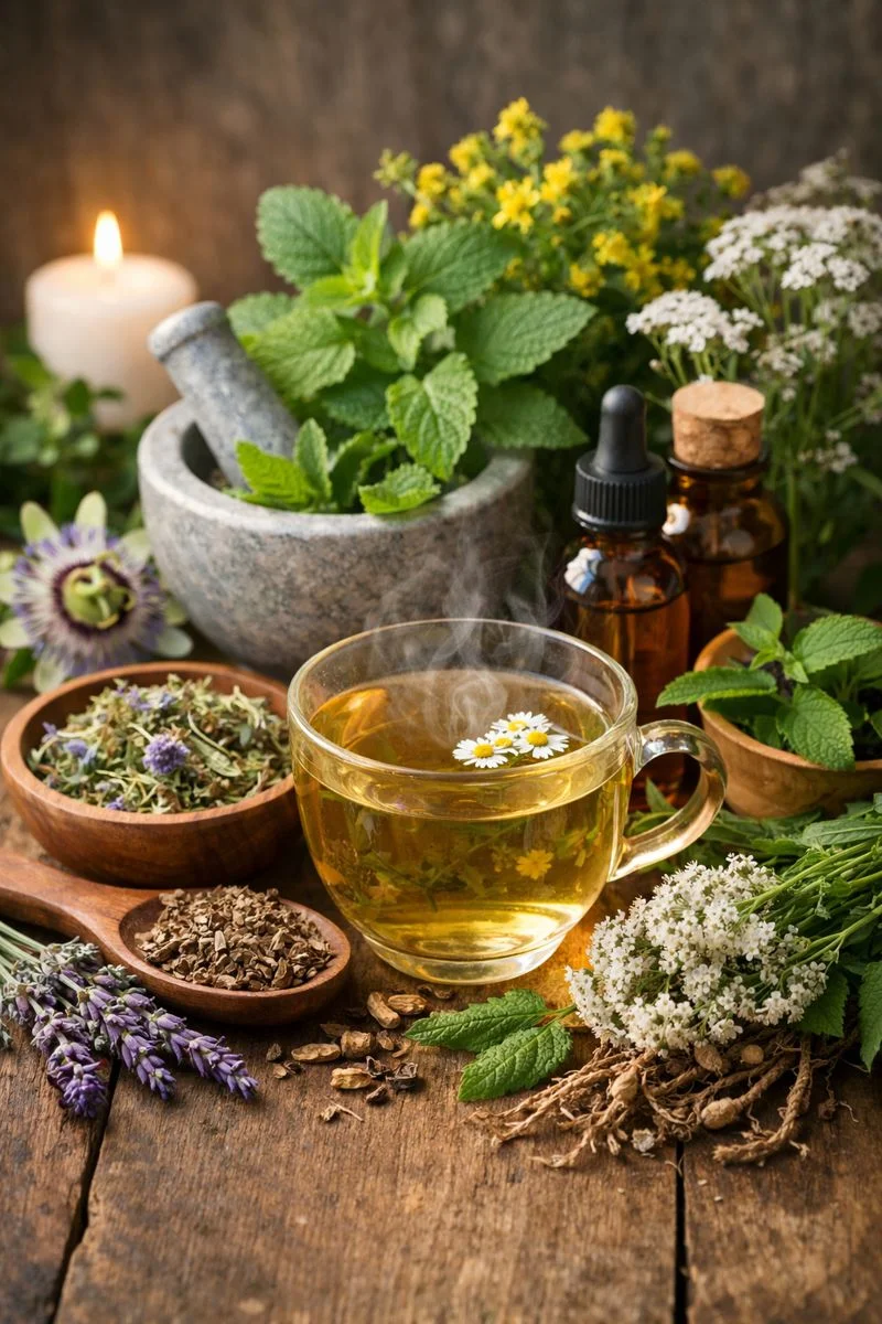 Plantes du système nerveux et anxiété