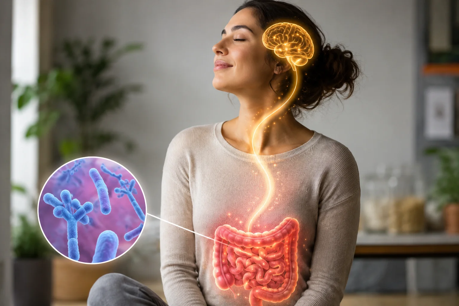 Probiotiques et humeur : lien intestin-cerveau