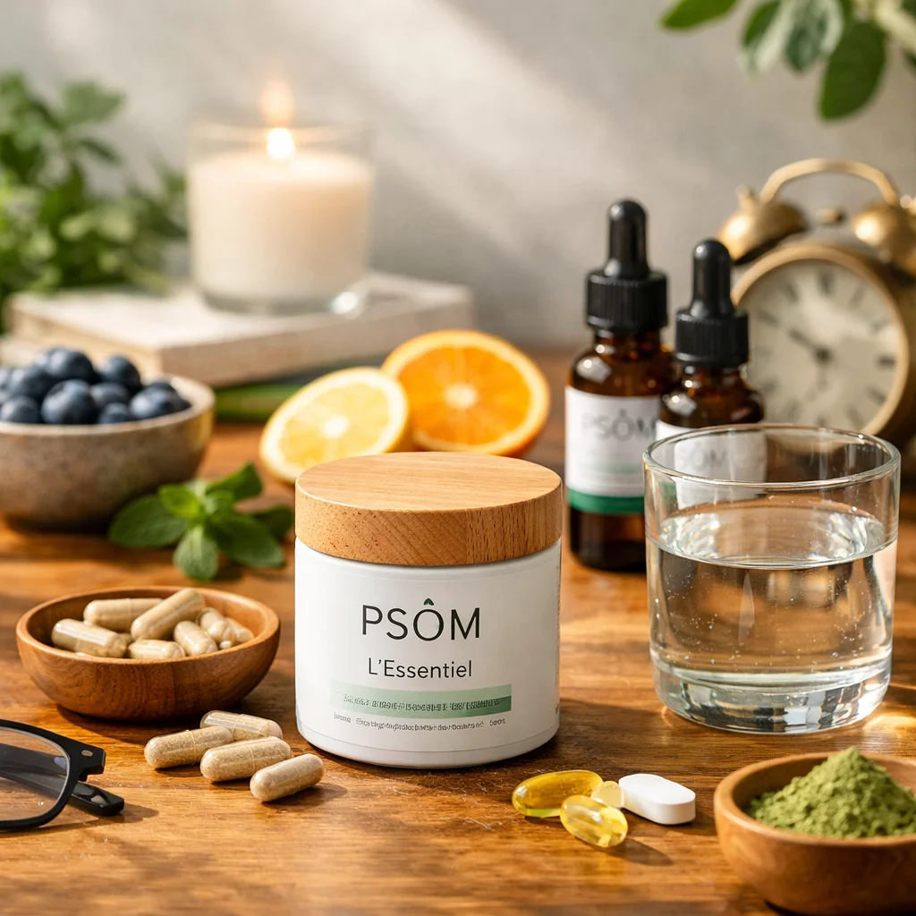 PSŌM : compléments pour énergie et bien-être