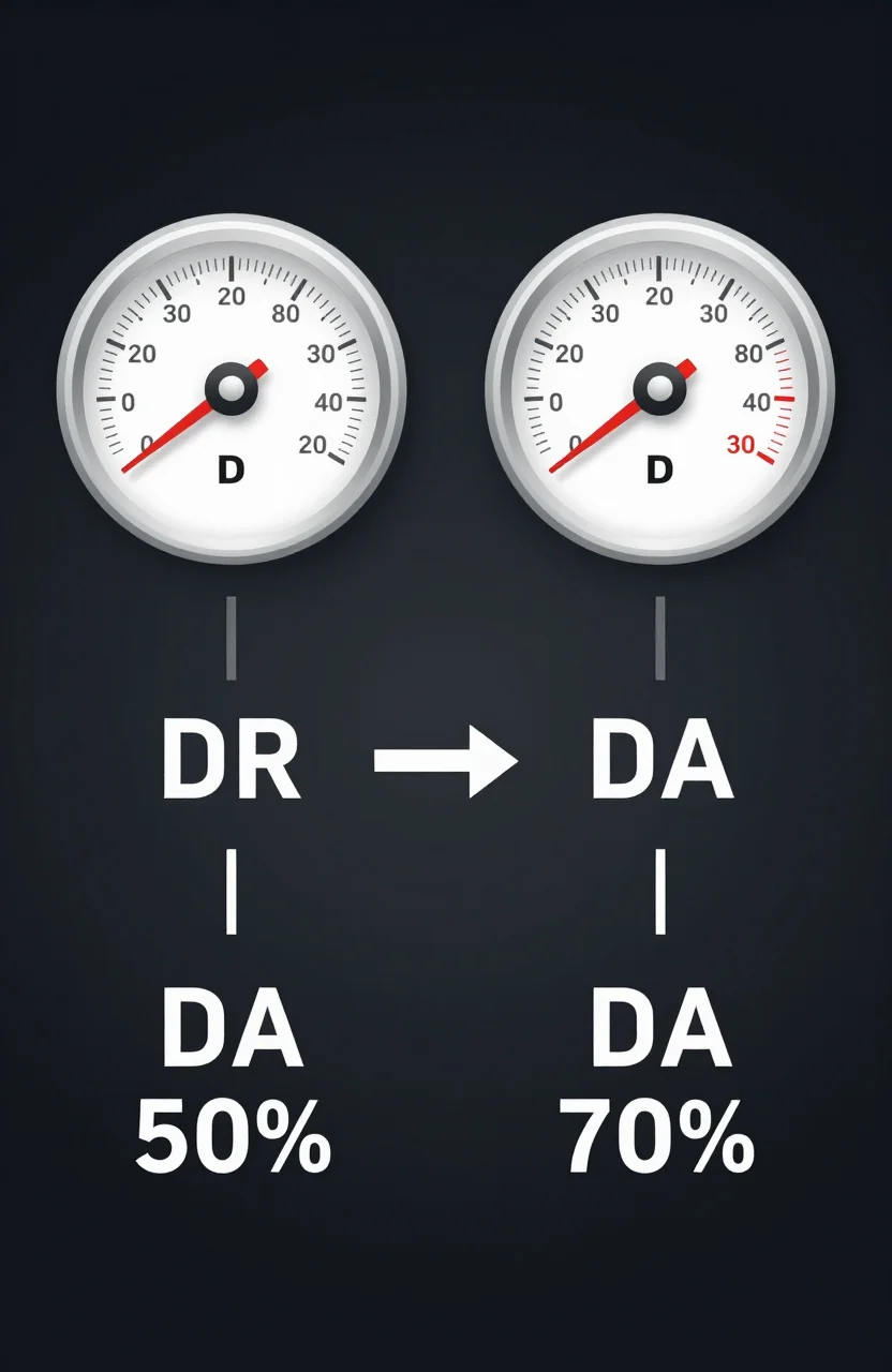 Domain Rating (DR) vs Domain Authority (DA): What's the Difference?