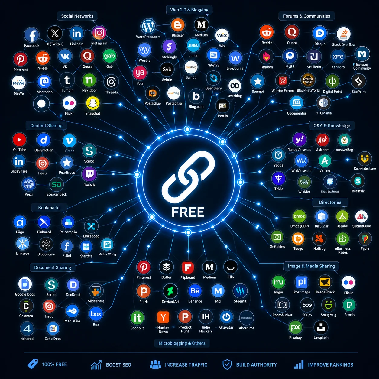 Free Backlink Opportunities: 50+ Places to Get Backlinks in 2026