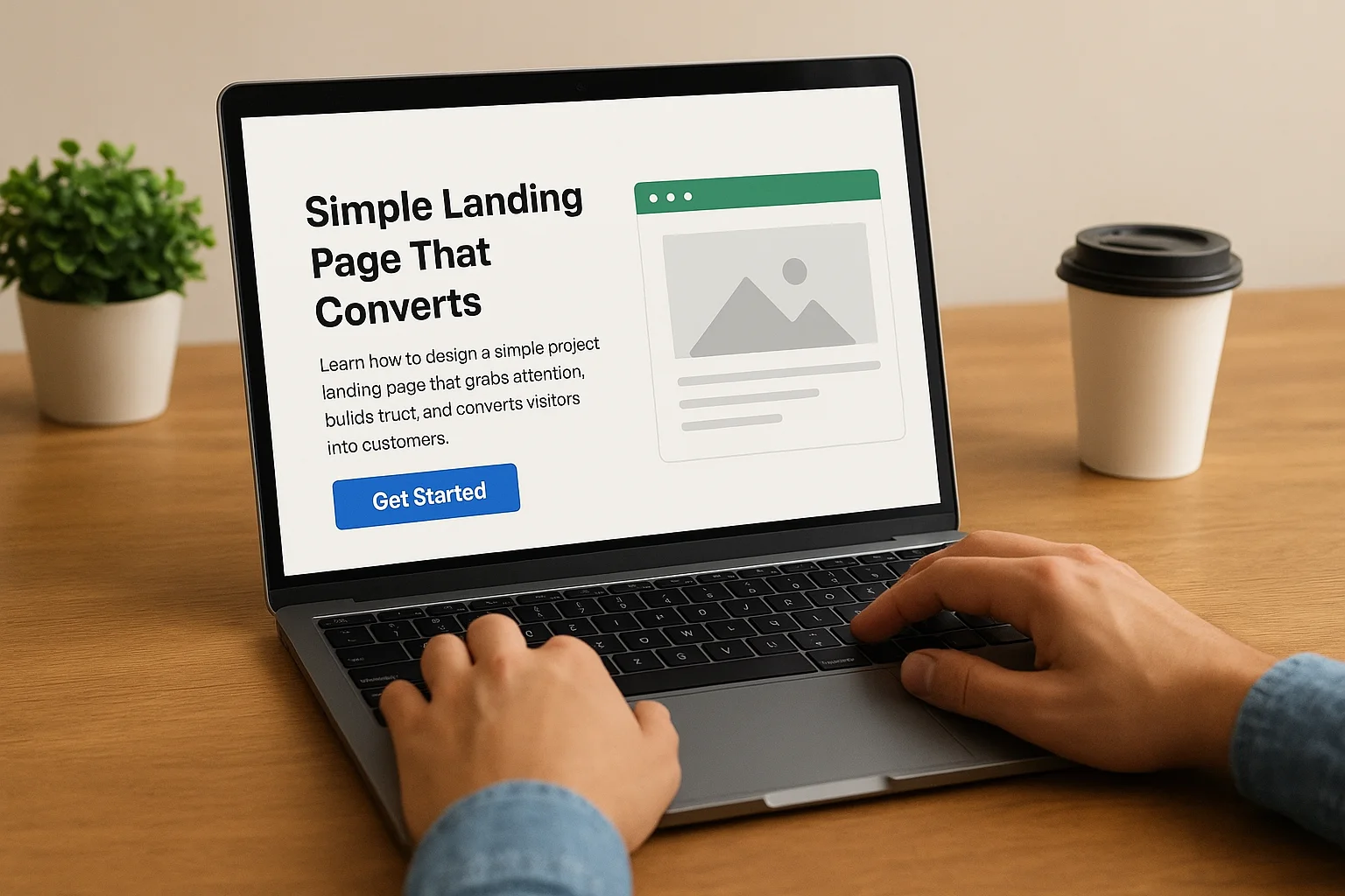 Simple Landing Page That Converts