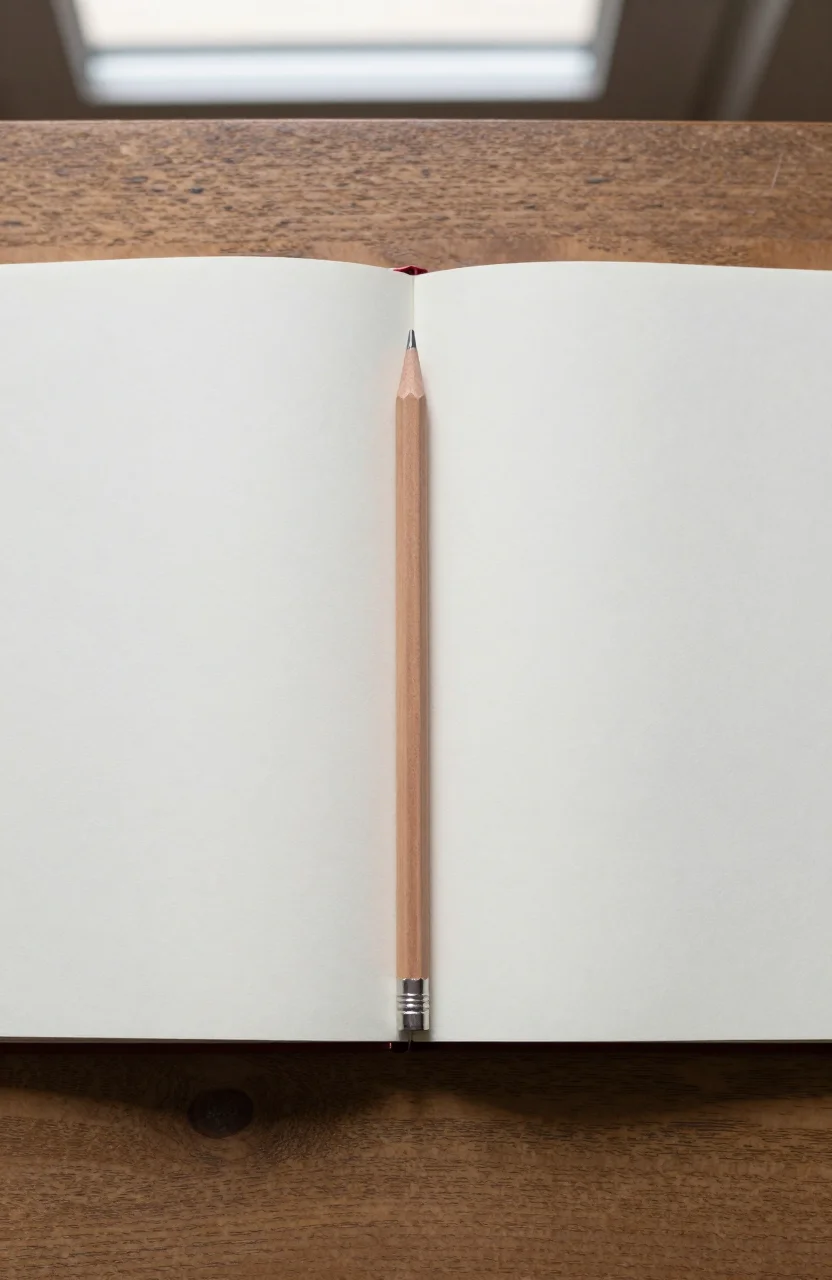 Two notebooks side by side suggesting two ways to frame one product