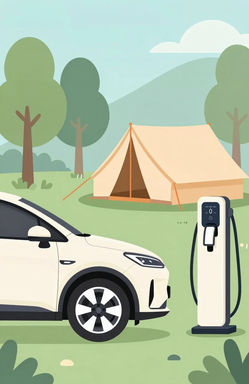 Bornes électriques en camping : s'organiser avant de partir