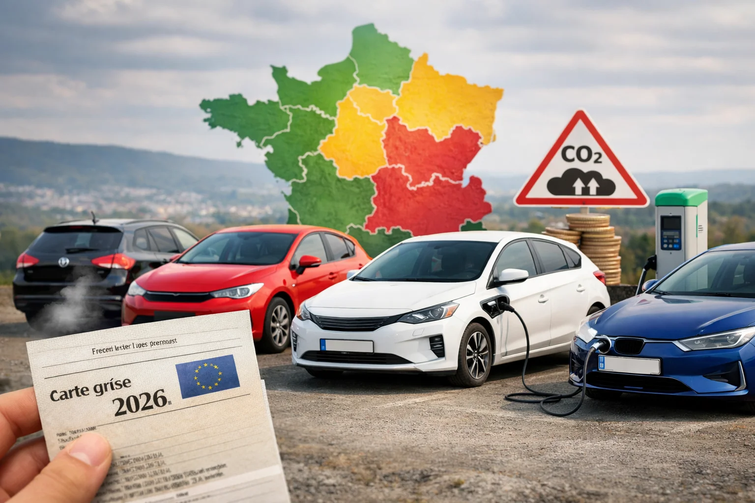 Carte grise 2026 : changements par énergie et région