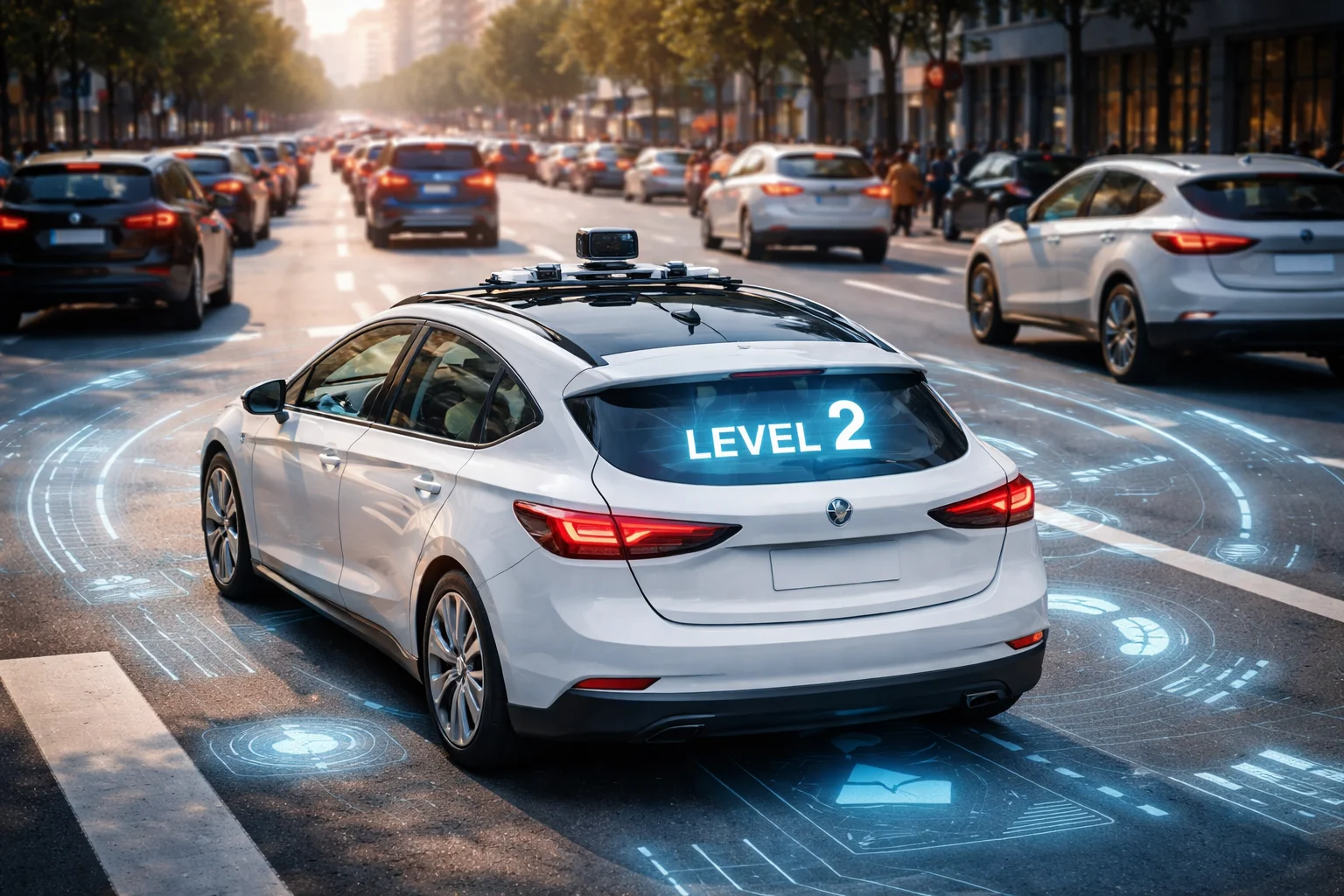 Voiture autonome : blocage au niveau 2