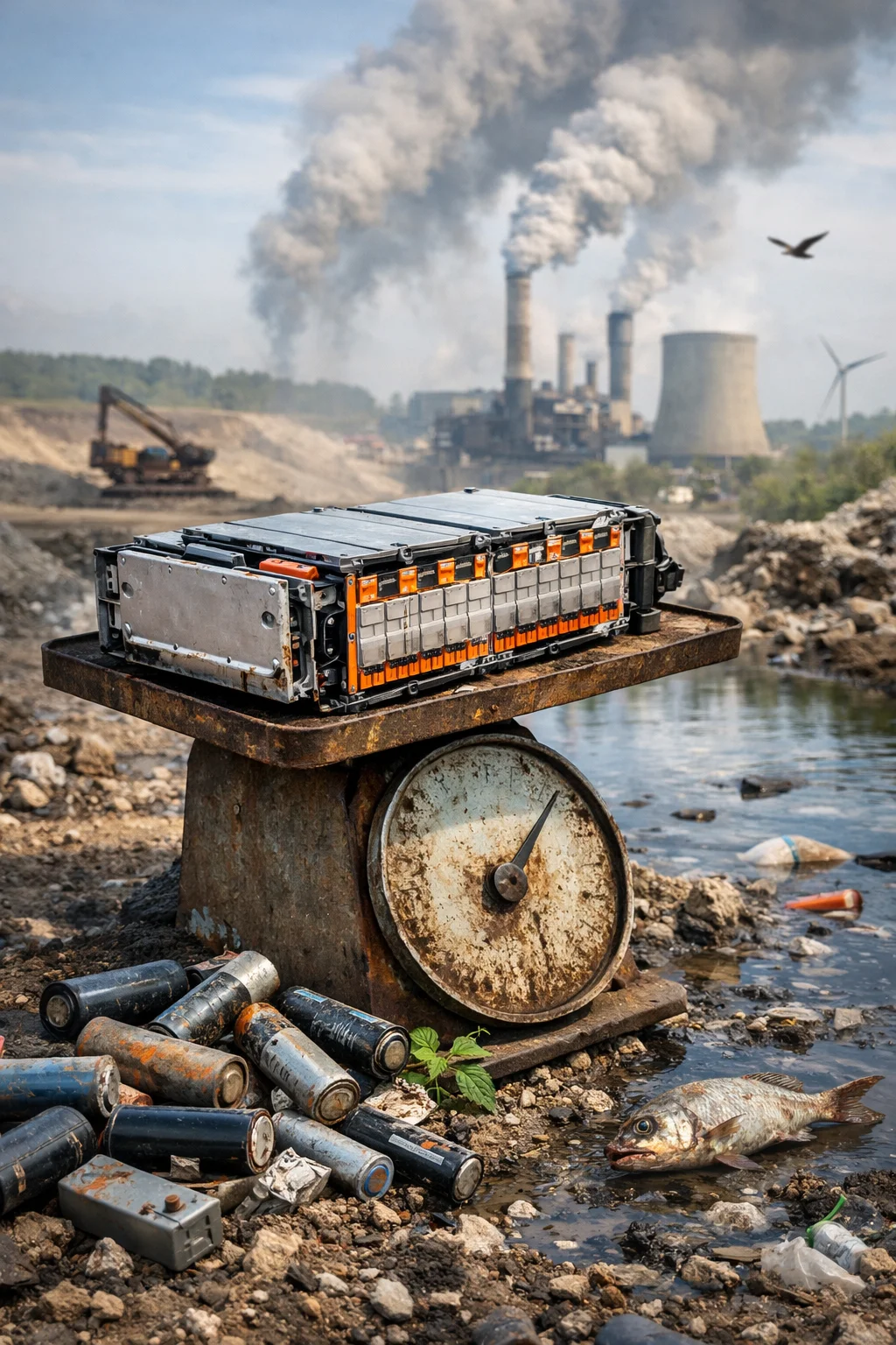 Poids des batteries : impact écologique