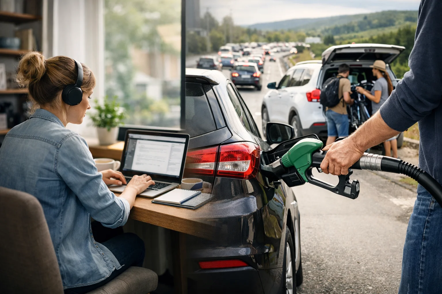 Télétravail et mobilité : impact sur la consommation de carburant