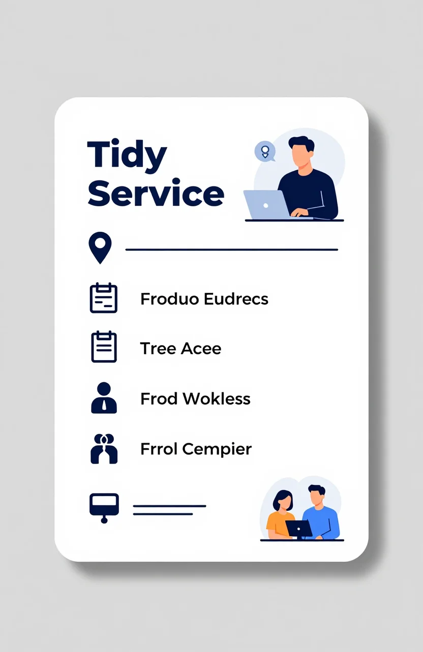 Clean agency website listing card with specialty and location fields